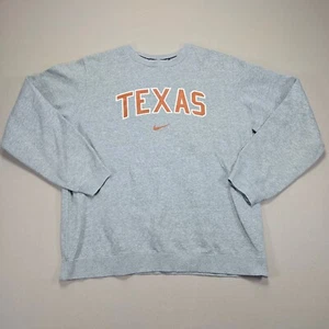 Nike Texas Longhorns Sweatshirt Crewneck Pullover College Gray Mens L - Bild 1 von 7