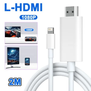 2M iOS To HDMI 1080P Display Digital Video Sync Converter Cable For iPhone iPad - Picture 1 of 10