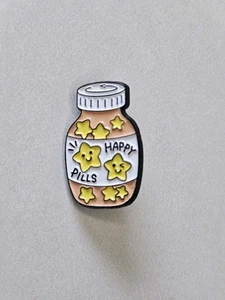 Krankenschwester Arzt Happy Pills Pin - Bild 1 von 3