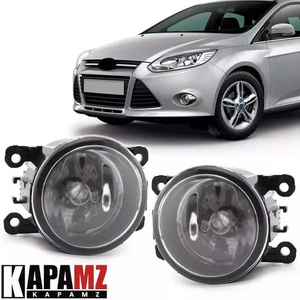 Faros antiniebla delanteros lámpara de parachoques con bombillas H11 de repuesto para Ford Focus 2008-2014 - Imagen 1 de 12