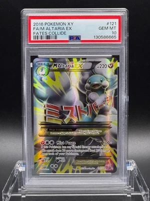 PSA 10 GEM MT 💎 - M Altaria EX (Full Art) 121/124 Fates Collide Holo - Image 1 of 2