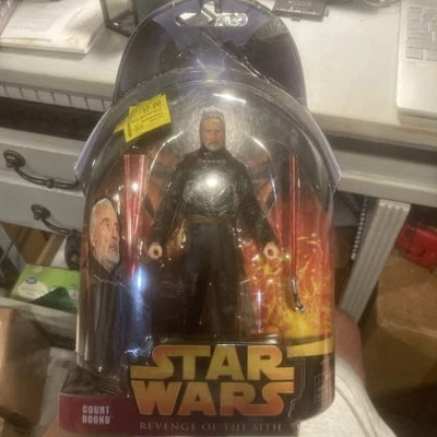 Figura de acción Hasbro Star Wars Conde Dooku La Venganza de los Sith Serie Negra Foto 1 de 2