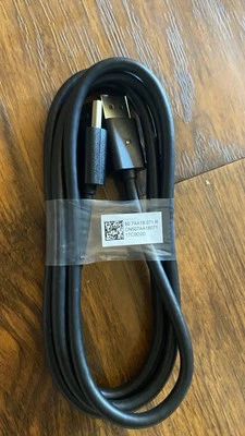 NEW Genuine DELL Display Port Male to Display Port Male 6ft Cable  - Image 1 of 3