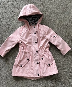 Urban Republic girls jacket rain coat light pink hooded size 12 Months - Picture 1 of 7
