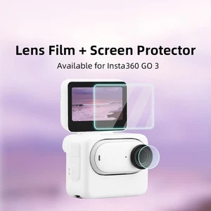 Protector de pantalla de cubierta completa para cámara Insta360 GO 3 protección de película templada - Imagen 1 de 17