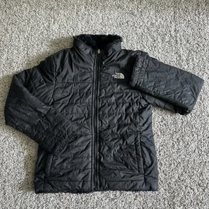 Giacca bambina The North Face nera reversibile taglia media 10-12 LEGGI descrizione - Foto 1 di 14
