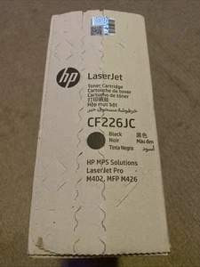 Neu HP LaserJet CF226JC versiegelt schwarz Tonerkassette OEM Original Neu im Karton Original - Bild 1 von 6