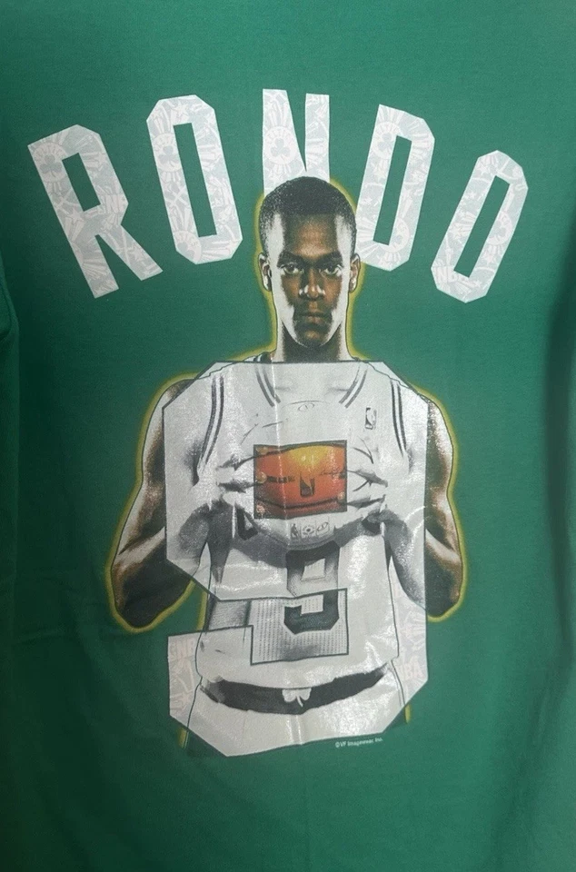 Camisa De Colección Majestic NBA Boston Celtics Rajon Rondo The Clinic TALLA PEQUEÑA Foto 1 de 4