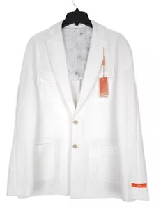 Tallia Men's Slim-Fit Stretch Lightweight Textured Sport Coat White 42S NWT - Picture 1 of 4