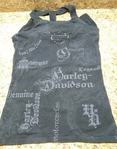 Camicia Donna Harley Davidson Taglia Media Jackson Hole Wyoming Controlla Descrizione - Foto 1 di 6