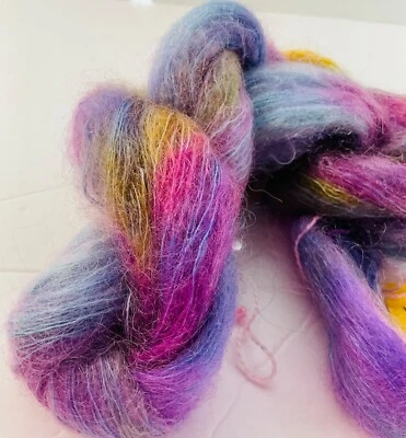 Lucci/ZephyrDesignsMohair Unit of 1 SelectFromDropDownMenuHandPaintedMohairNew2 - Image 1 of 4