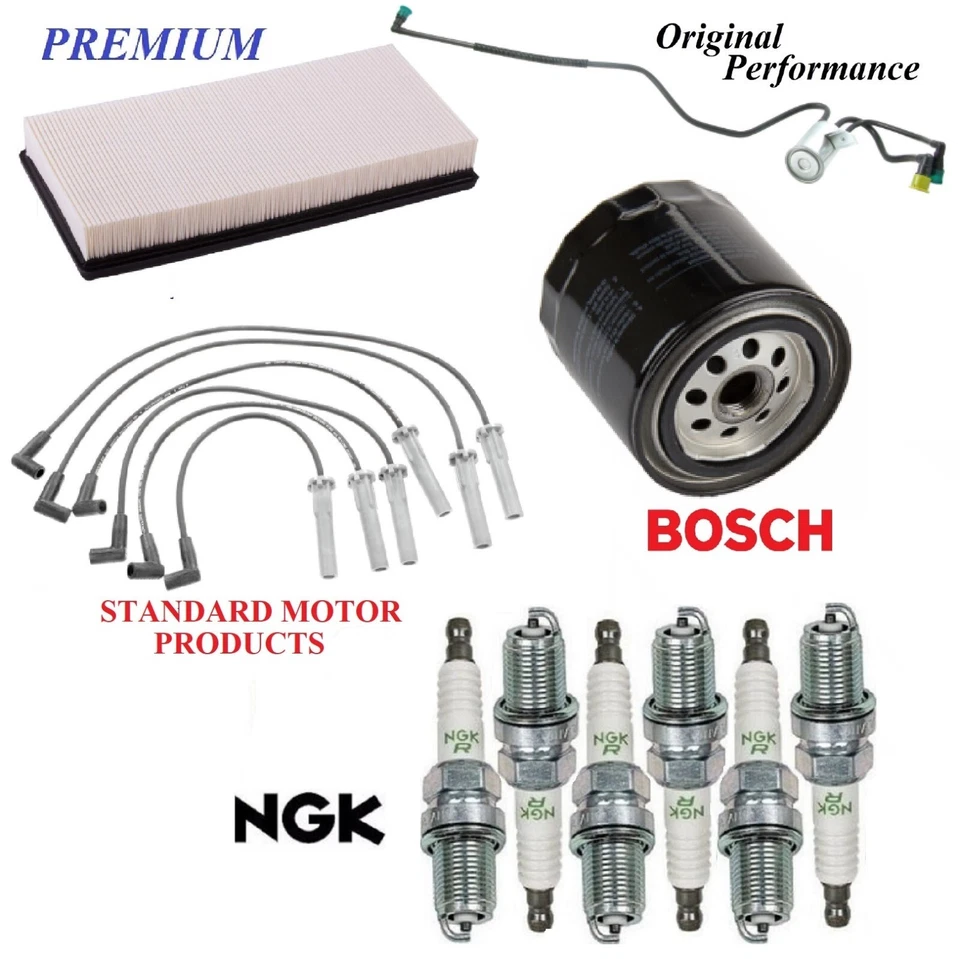 Tune Up Kit Filters Spark plugs For CHRYSLER TOWN & COUNTRY V6 3.3L & 3.8L 96-99 - Image 1 of 1
