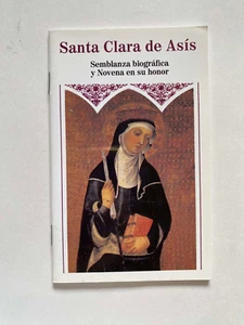 Santa Clara De Asís - Semblanza Biografica y Novena en su honor paper VERY GOOD - Picture 1 of 3