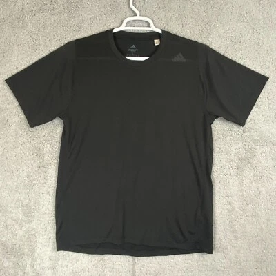 adidas FreeLift Tech Climalite Fitted T-Shirt Black Size L Gym Work Out Running - Image 1 of 4