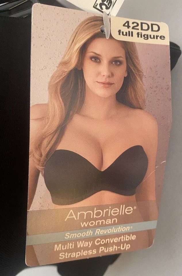 Sutiã AMBRIELLE Smooth Revolution figura completa halter buraco na fechadura cruz 1 ombro - Imagem 1 de 4