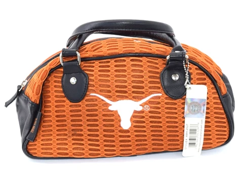 Texas Longhorns Mesh/Leather Clutch Purse Official NWT By Alan Stuart Creations Cover