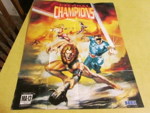 SEGA GENESIS POSTER OF ETERNAL CHAMPIONS - Imagen 1 de 2