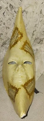 Rare Vintage La Mascareta Maschere Mask Costume Party Carnival Mardi Gras Italy  - Image 1 of 4
