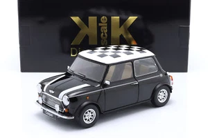 Mini Cooper RHD kariert schwarz / wei� 1:12 KK-Scale - Bild 1 von 1