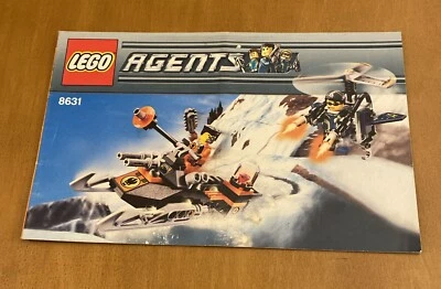 LEGO 8631 Agentes Jetpack Pursuit Libro de Instrucciones Solo - Sin Piezas Foto 1 de 3