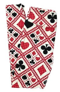 OS Lularoe Leggings Vegas Cards Poker Hearts Spades Diamonds NEW 996477 - Picture 1 of 4