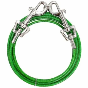 Cable de retención exterior doble giratorio para perros pequeños sostiene 10 libras - Imagen 1 de 7