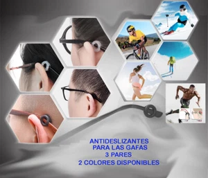 3 Paare Von Anti Schiebewandwagen Brille Ersatzteile Sehkraft Comfort Gurt Sport - Picture 1 of 2