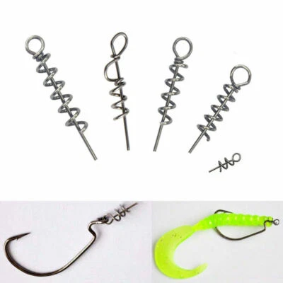 Fishing Centering Pin Spring Twist Lock Screw Latch Needle Soft Lure Accessories - Image 1 of 4