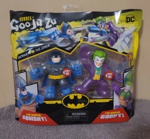 Heroes of Goo Jit Zu DC Versus Pack - 2 in Pack - Batman vs Joker * New * - Picture 1 of 7