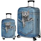 3D Luggage Protective Cover Cat Dog Suitcase Case Covers