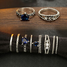 8pcs/lot Stylish Retro Rings Set Finger Rings Fashion Jewelry for Lady