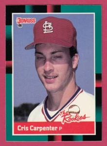 1988 Donruss Rookies # 50 Cris Carpenter -- St. Louis Cardinals - Picture 1 of 1