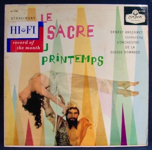 STRAVINSKY-LE SACRE DU PRINTEMPS-ERNEST ANSERMET-LONDON ffrr #LL 1730 UK Import - Picture 1 of 3