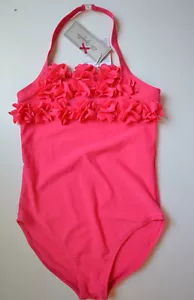 Costume da bagno Lili Gaufrette con applicazioni a fiori nuovo con etichetta taglia 12 - Foto 1 di 5