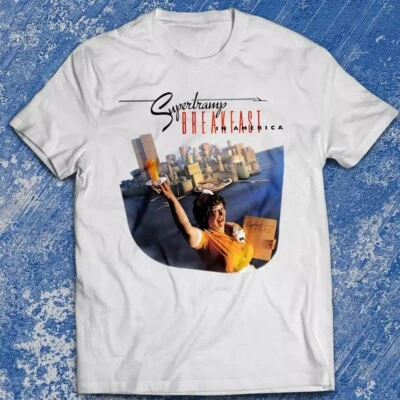 Supertramp Band Breakfast In America Unisex T Shirt, All Size S-5XL - Image 1 of 3