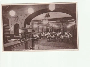 DRESDE..., invitado. "Viktoria-Keller", sala de huéspedes con mostrador, caja... s/w postal kl 1930 - Imagen 1 de 1