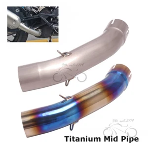 Titanium Exhaust Mid Link Pipe Modified for DUKE Adventure 390 125 250 2020-2022 - Foto 1 di 11