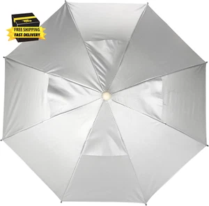 Umbrella Hat, 26 Inch Fishing Umbrella Hat Hands Foldable Umbrella Adjustable He - Picture 1 of 9