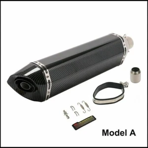Exhaust Muffler Pipe Motorcycle ATV 51mm Slip-on Motor Exhaust Muffler Pipe - Picture 1 of 7