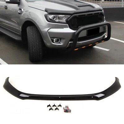 TRADE VEHICLE PARTS For Ford Ranger T6 09/2015-2022 Bonnet Guard Wind Stone Bug Protector Gloss