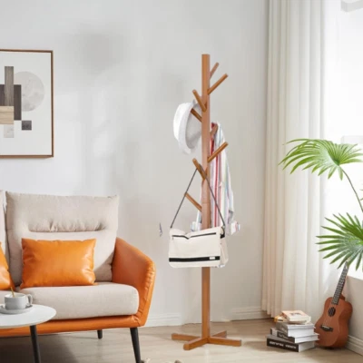 Kleiderständer Garderobenständer Jackenständer Standgarderobe Garderobe 8 Haken - Bild 1 von 4