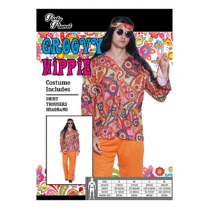 1960's Groovy Hippie Mens Costume - Picture 1 of 2