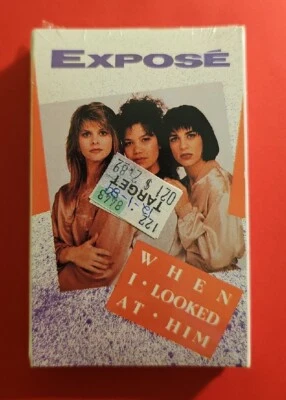 Expose - When I Looked At Him Cassette Single SEALED  - Image 1 of 4