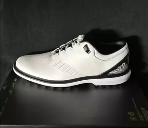 NIKE Air Jordan ADG 4 White Black Golf Shoes Cleats Men's Size 7 DM0103-110 - Picture 1 of 8