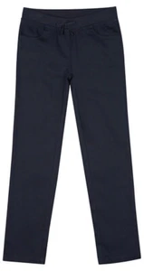 Girls CHAPS Navy Approved Schoolwear Flat Front Pull-On Skinny Pants Size 12 NWT - Picture 1 of 5
