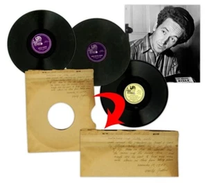 Woody Guthrie - besessener Schallplattensatz signiert und kommentiert mit Echtheitszertifikat - Bild 1 von 8