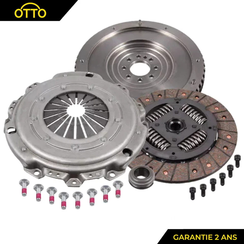 Kit De 4 Piezas Volante Motor Bi-Masa A RIGIDO Para PEUGEOT 307 2.0 2.0L HDI
