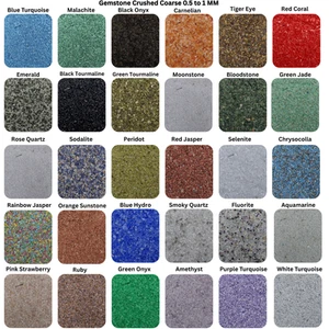 Crushed Gemstone Coarse Powder 75+ Crushed 0.5-1 MM Healing Stone Woodwork Inlay - Picture 1 of 370