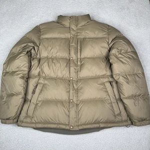 LL Bean Chaqueta Para Hombres XL Verde Plumón de Ganso Abrigo Abombado Cremallera Completa Senderismo Aire Libre - Imagen 1 de 13