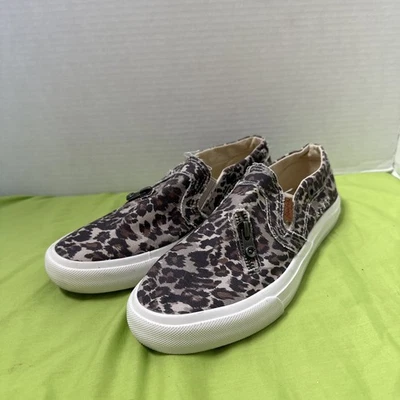 BLOWFISH Cheetah Print Canvas Slip-on Casual Sneakers Loafers Women's Size 9M - Image 1 of 4